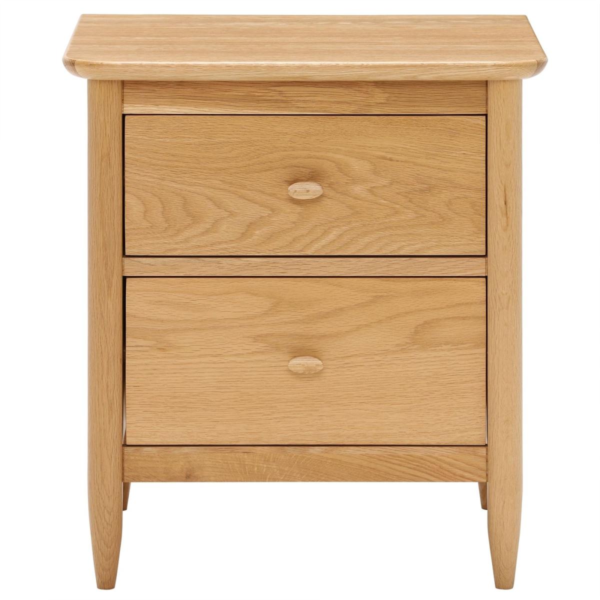 Ercol Teramo Bedside Cabinet, Brown Wood | Barker & Stonehouse – image 2