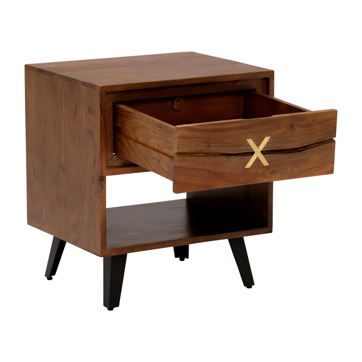 Kriss Side Table, Brown Wood | Barker & Stonehouse – image 3