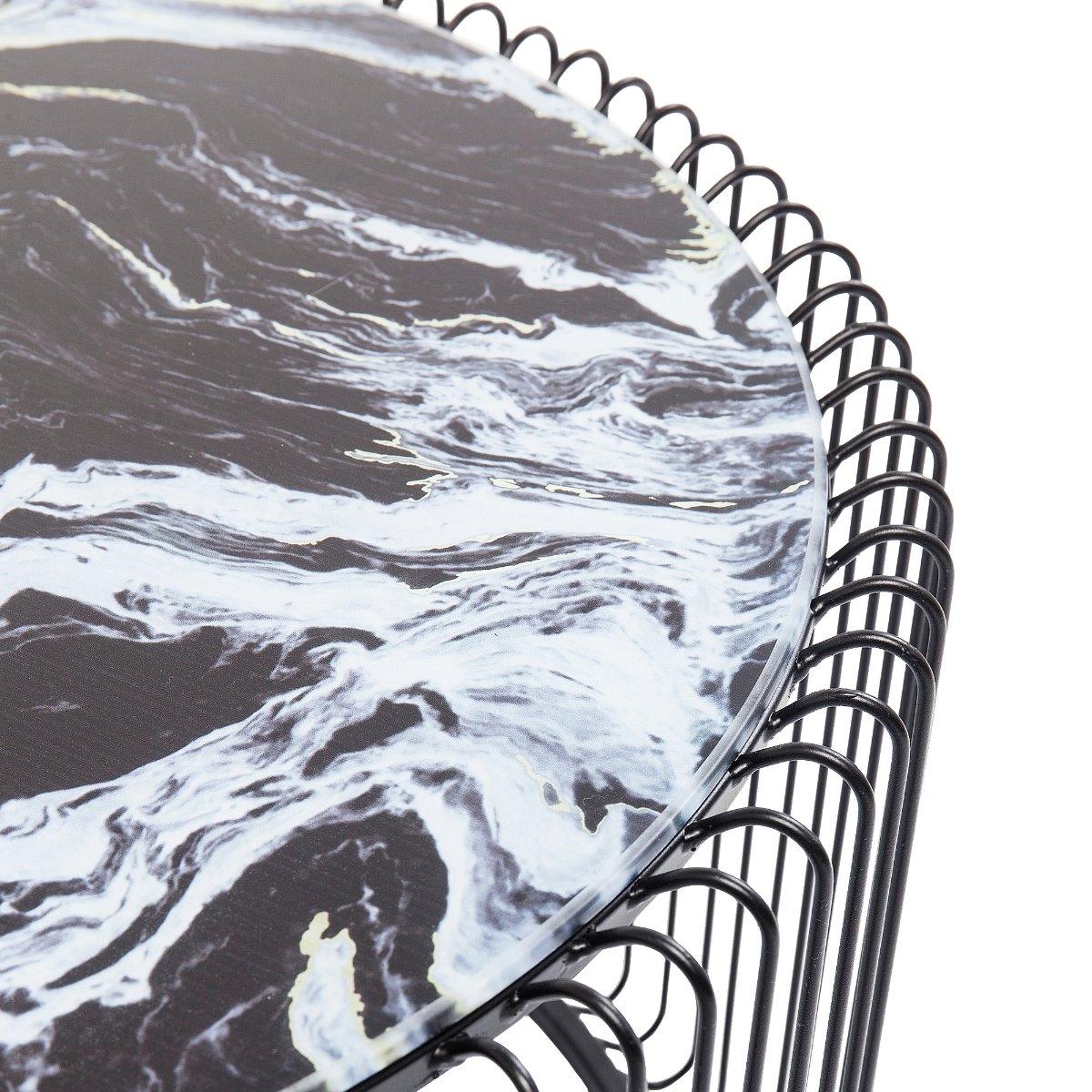 Saturn Set of 2 Tables, Black Glass | Barker & Stonehouse – image 5