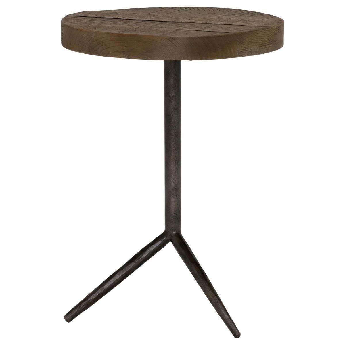 Keeler Benny Reclaimed Medium Side Table, Rusic Grey – image 4