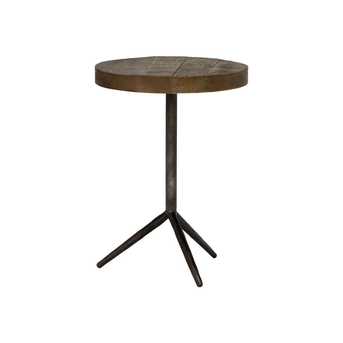 Keeler Benny Reclaimed Medium Side Table, Rusic Grey – image 1