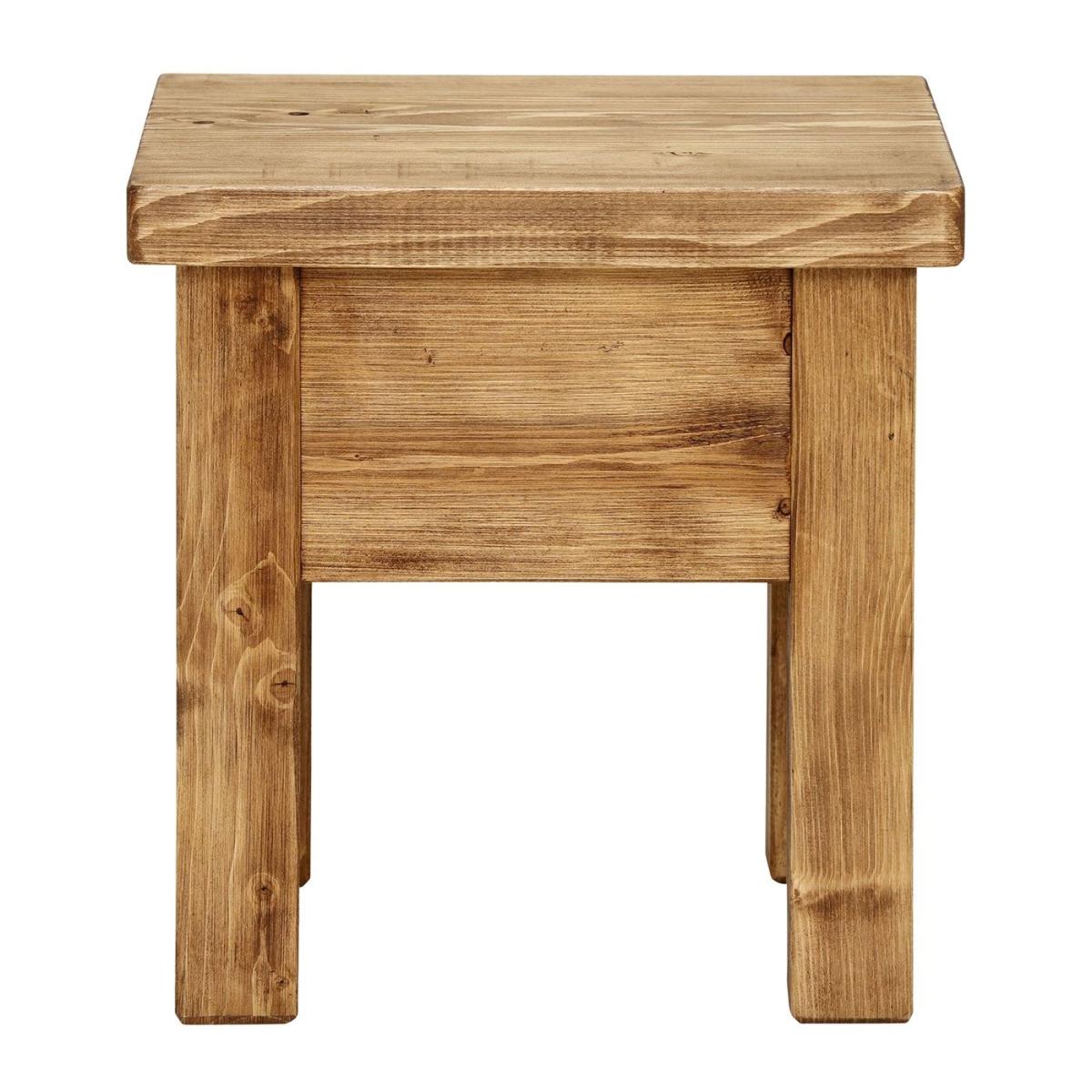 Covington Reclaimed Wood Lamp Table, Brown | Barker & Stonehouse – image 3