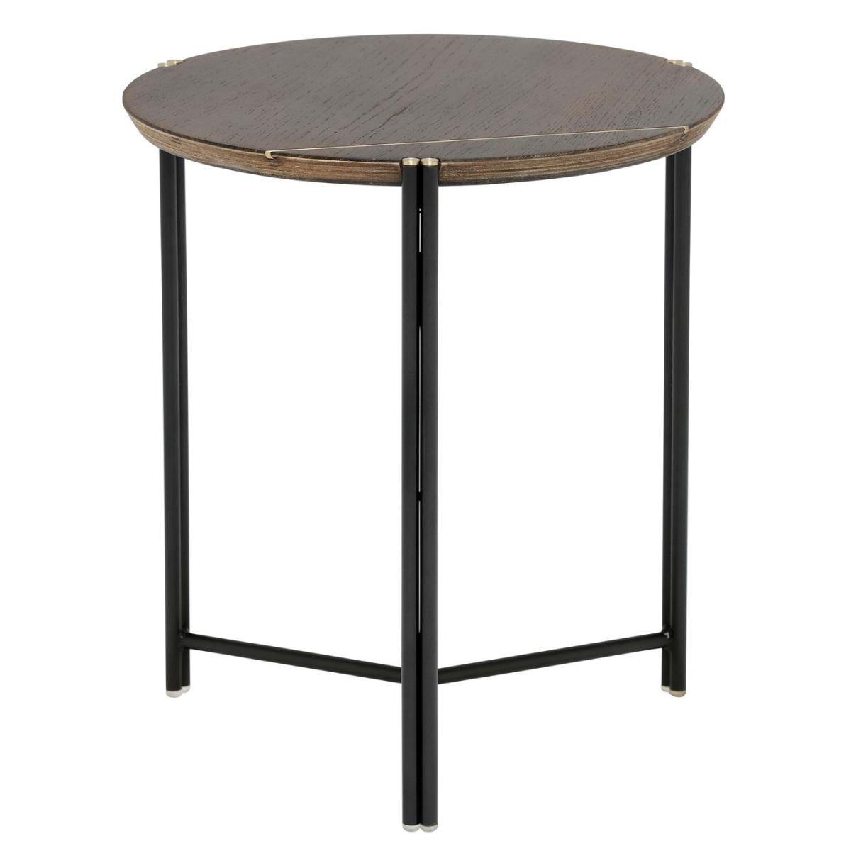 Trio Large End Table, Brown Oak Wood | Barker & Stonehouse – image 2