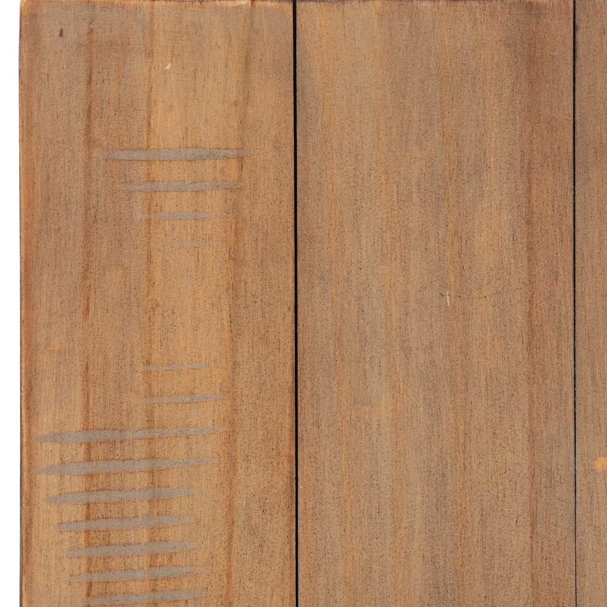Lewes Reclaimed Wood 3 Drawer Bedside Table, Brown | Barker & Stonehouse – image 7