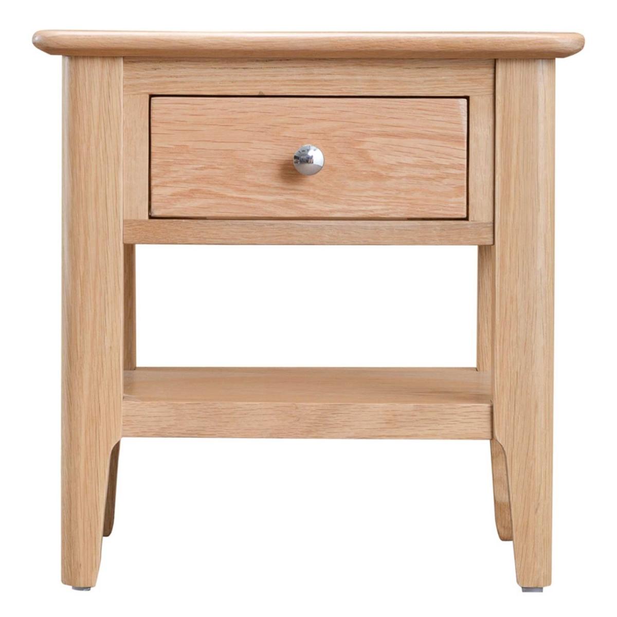 Stanwick Lamp Table, Neutral Oak Wood | Barker & Stonehouse – image 3