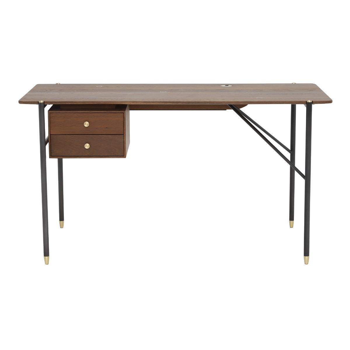 Odisha Desk Table, Brown Wood | Barker & Stonehouse – image 3