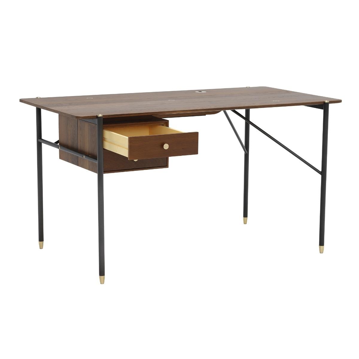 Odisha Desk Table, Brown Wood | Barker & Stonehouse – image 4