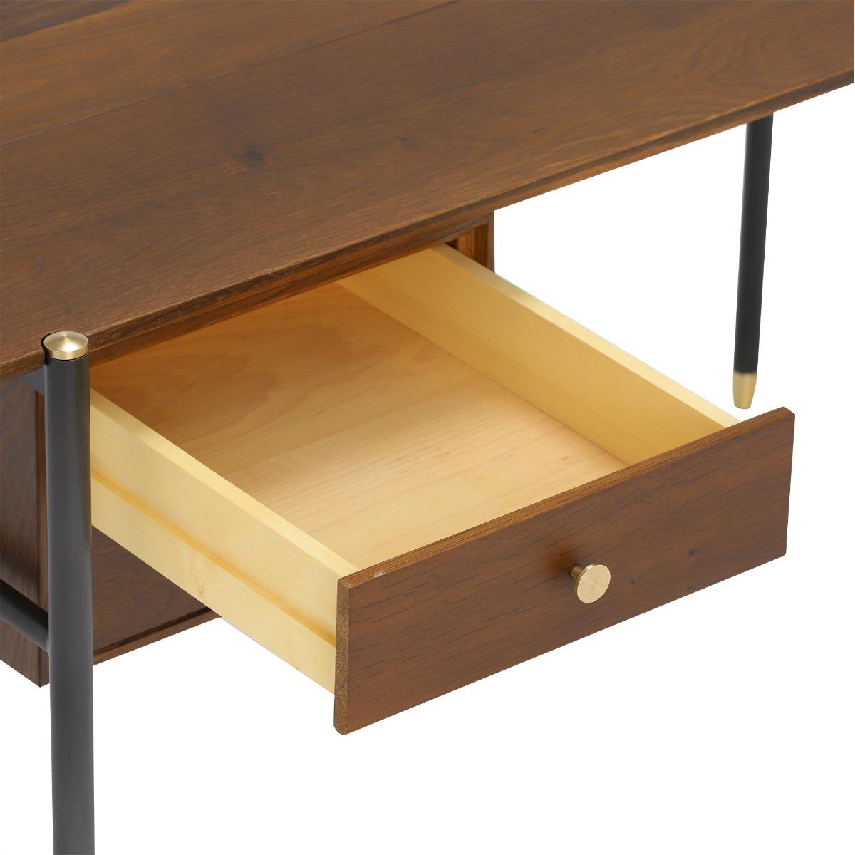 Odisha Desk Table, Brown Wood | Barker & Stonehouse – image 5