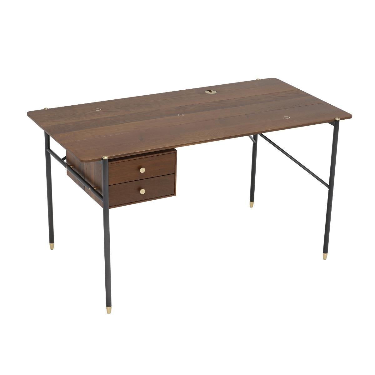 Odisha Desk Table, Brown Wood | Barker & Stonehouse – image 6