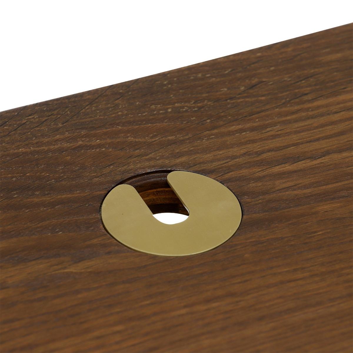 Odisha Desk Table, Brown Wood | Barker & Stonehouse – image 7