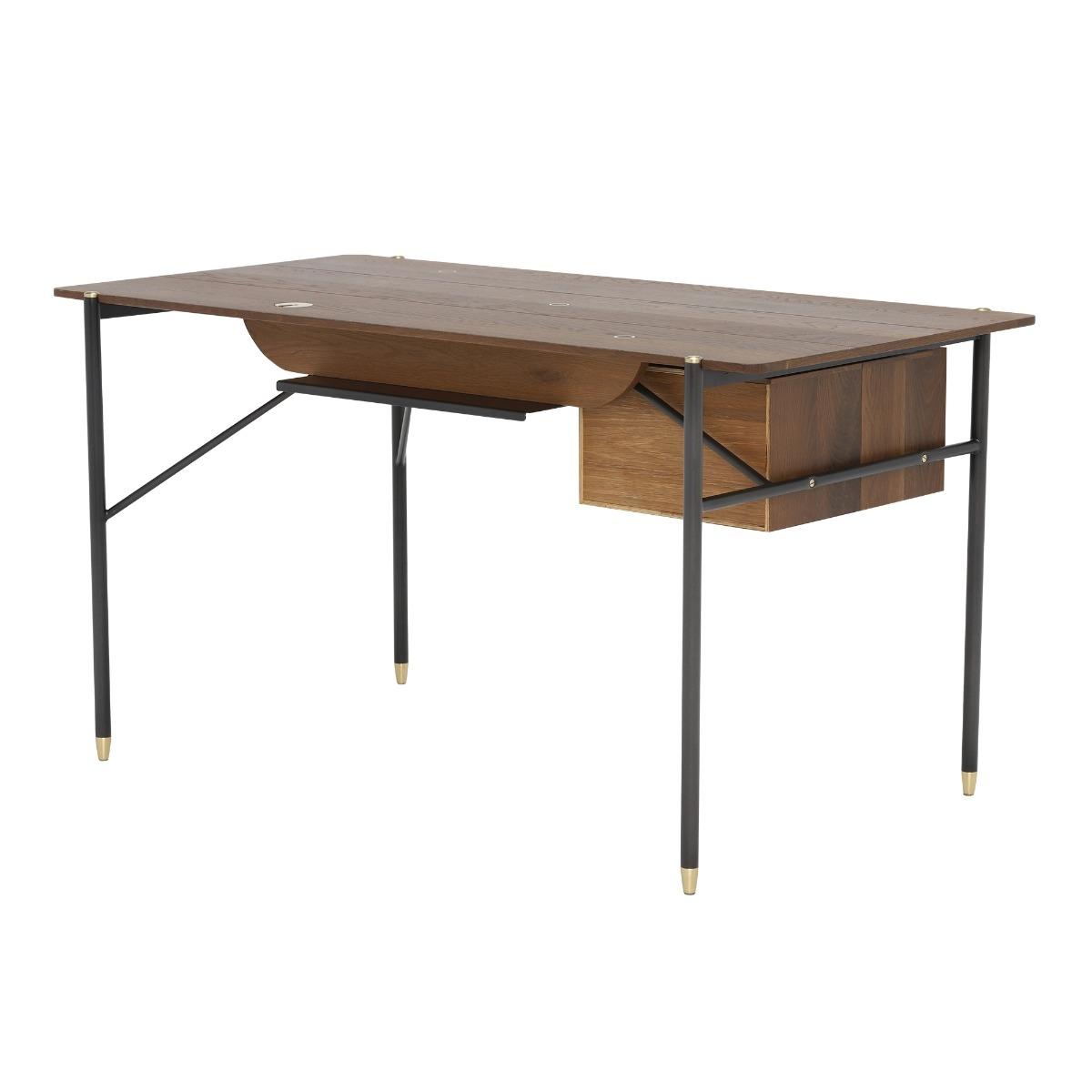 Odisha Desk Table, Brown Wood | Barker & Stonehouse – image 9