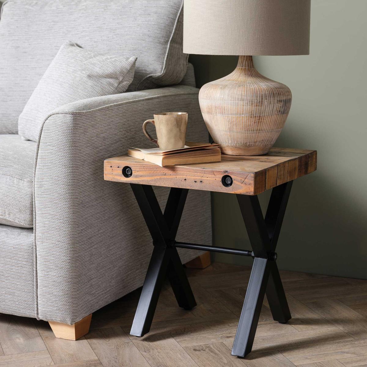 Yukon Lamp Table, Neutral | Barker & Stonehouse – image 2