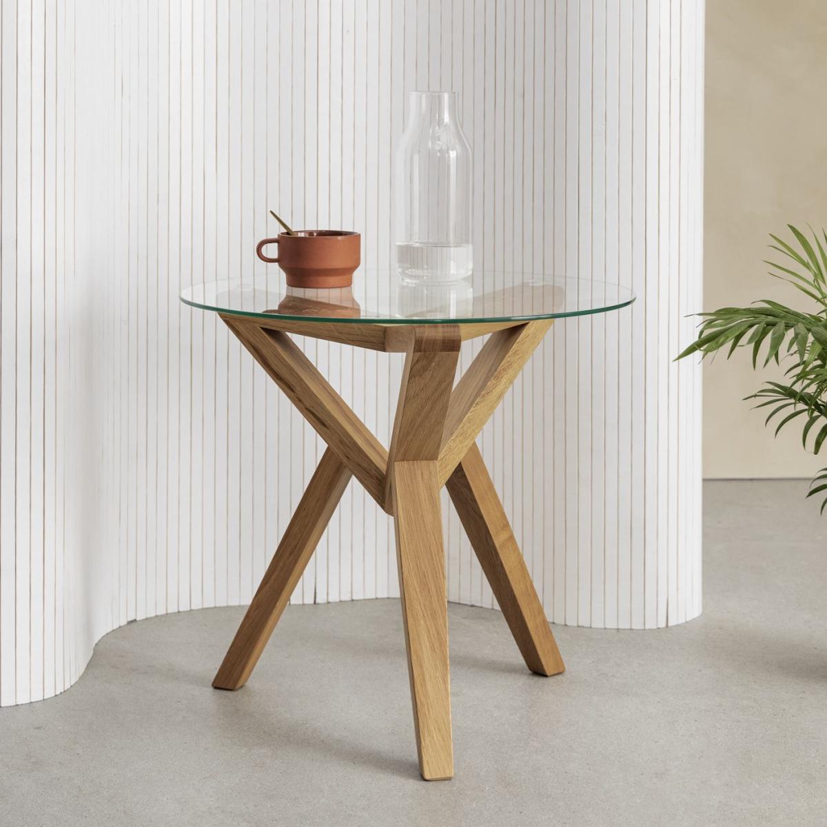 Natural Retrostar Side Table – image 2