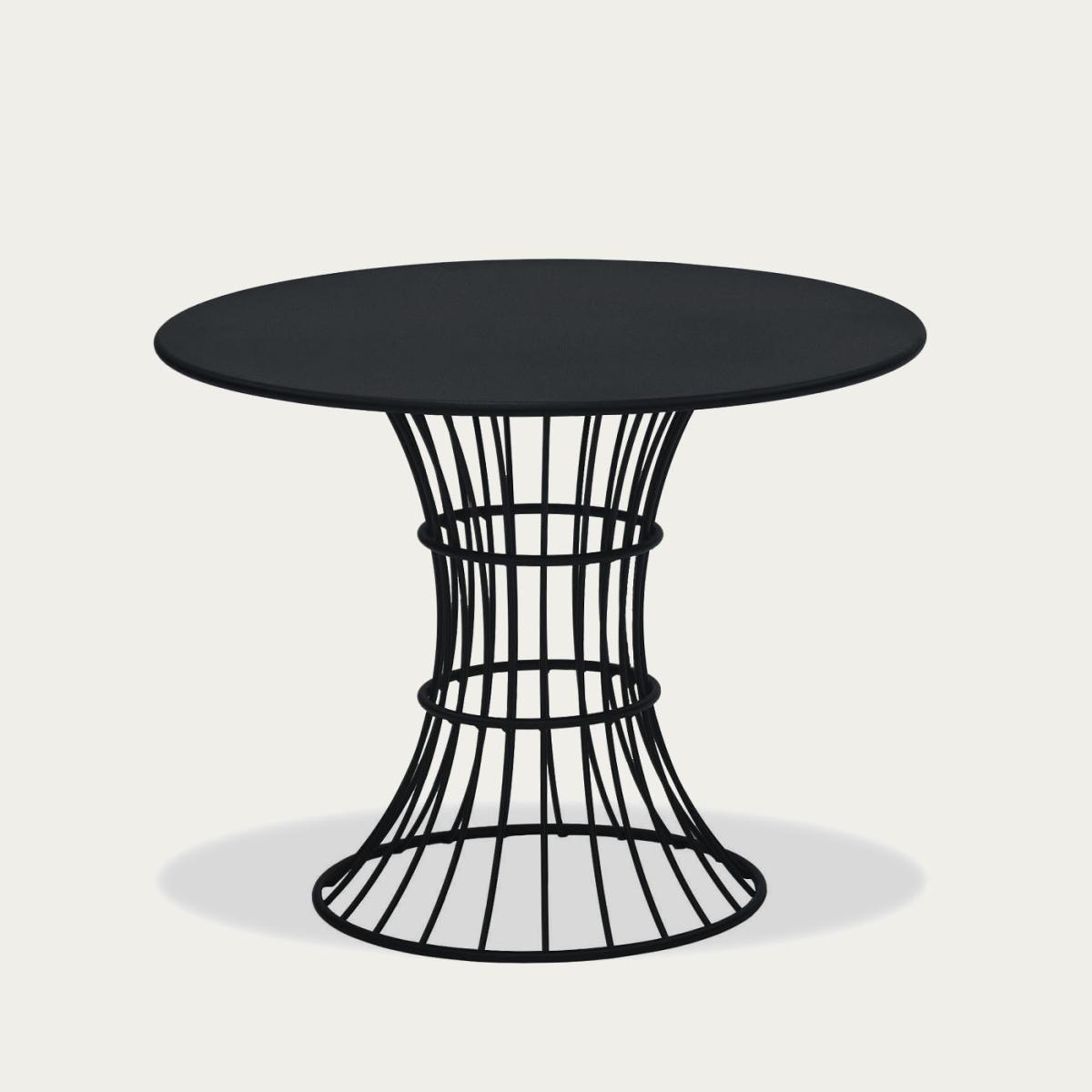 Black Bolonia Side Table