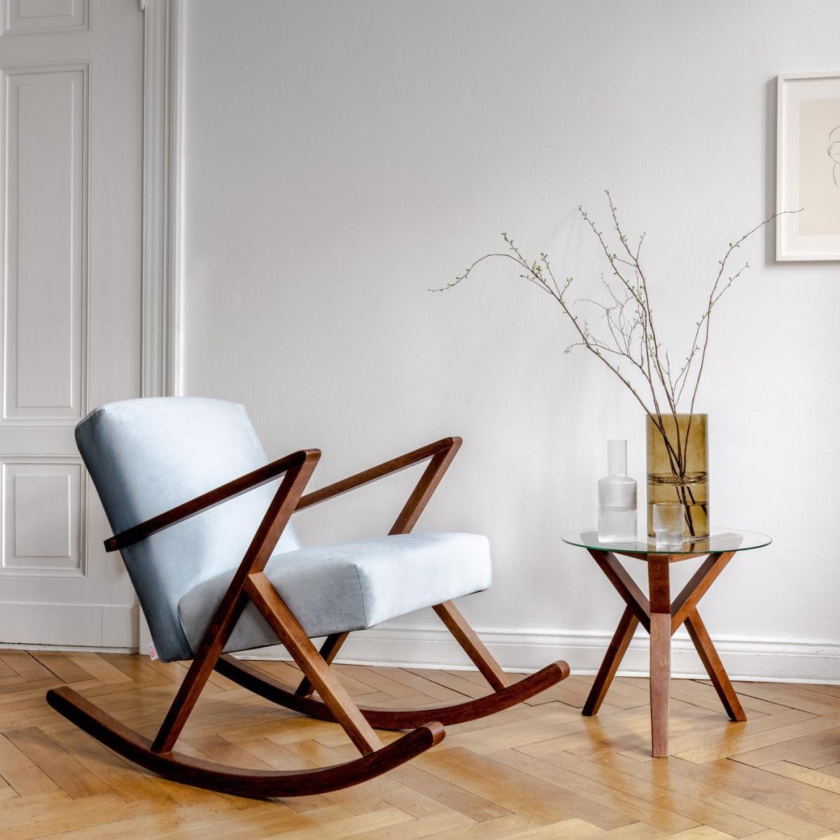 Walnut Stain Retrostar Side Table – image 4