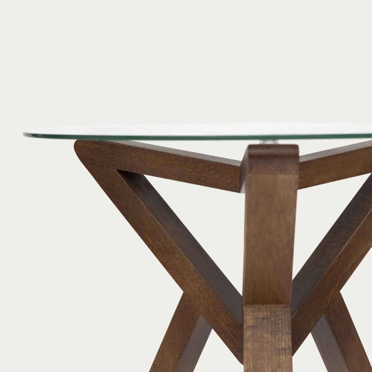 Walnut Stain Retrostar Side Table – image 5