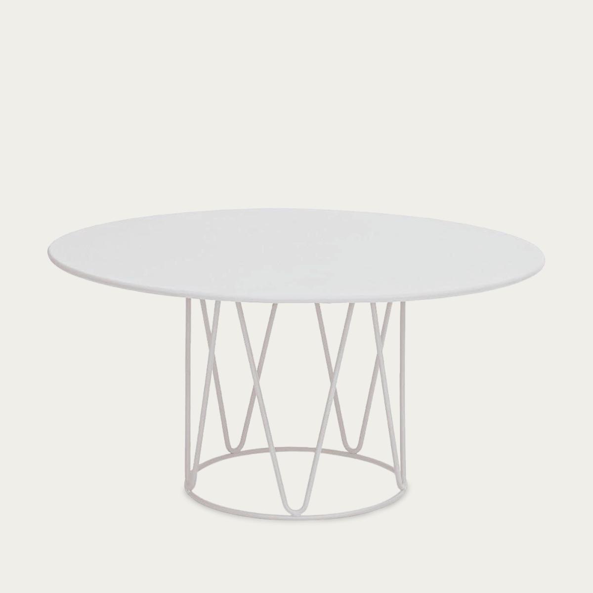 White Lagarto Low Table