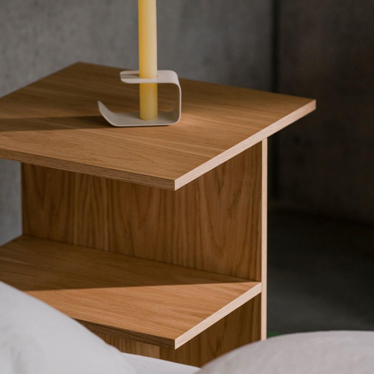 Oak Atik Bedside Table – image 2