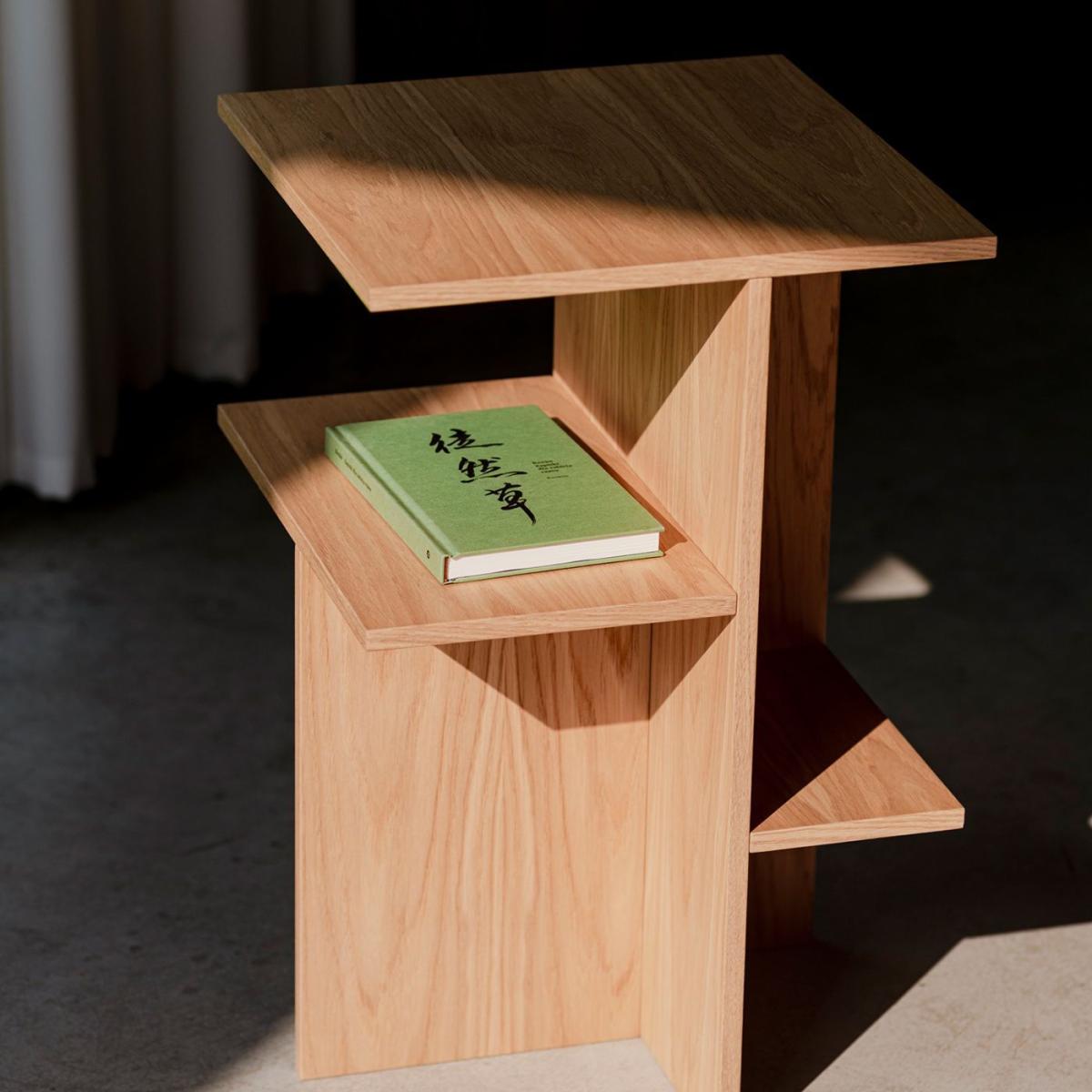 Oak Atik Bedside Table – image 6