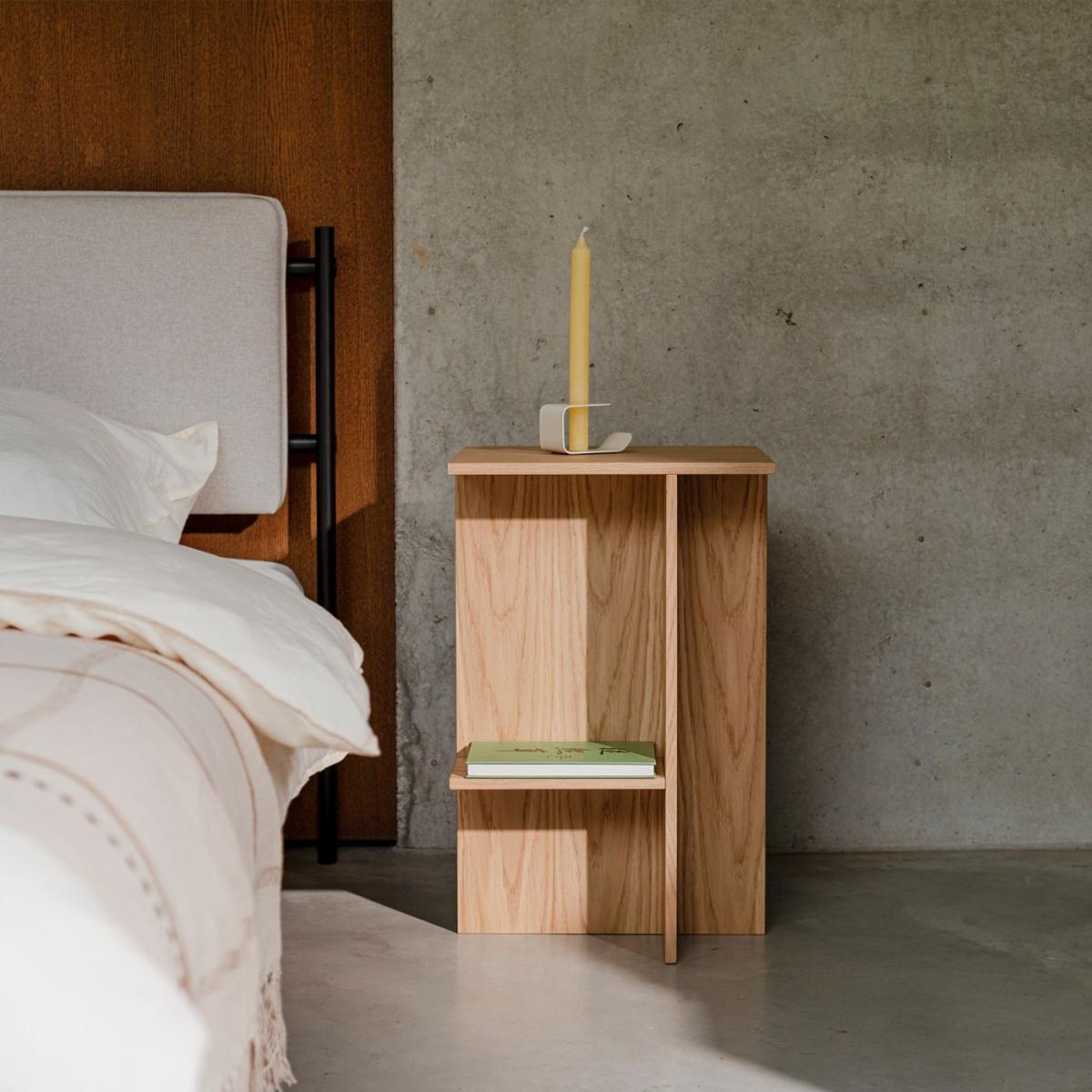 Oak Atik Bedside Table – image 7