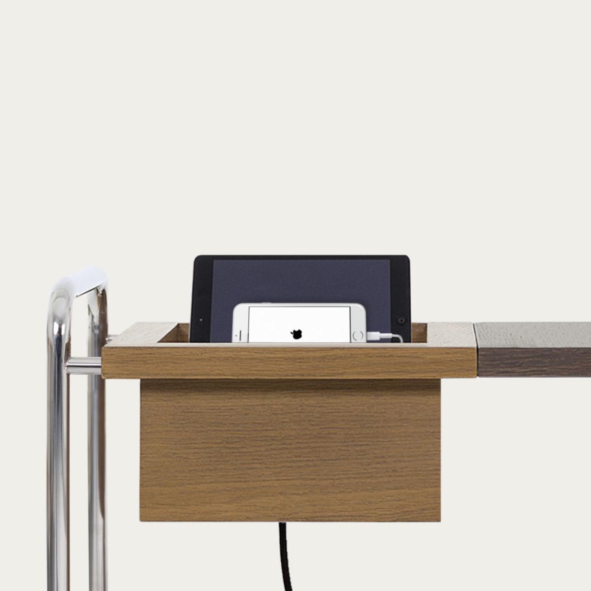 Samuel Side Table W/ Charging Box – image 3