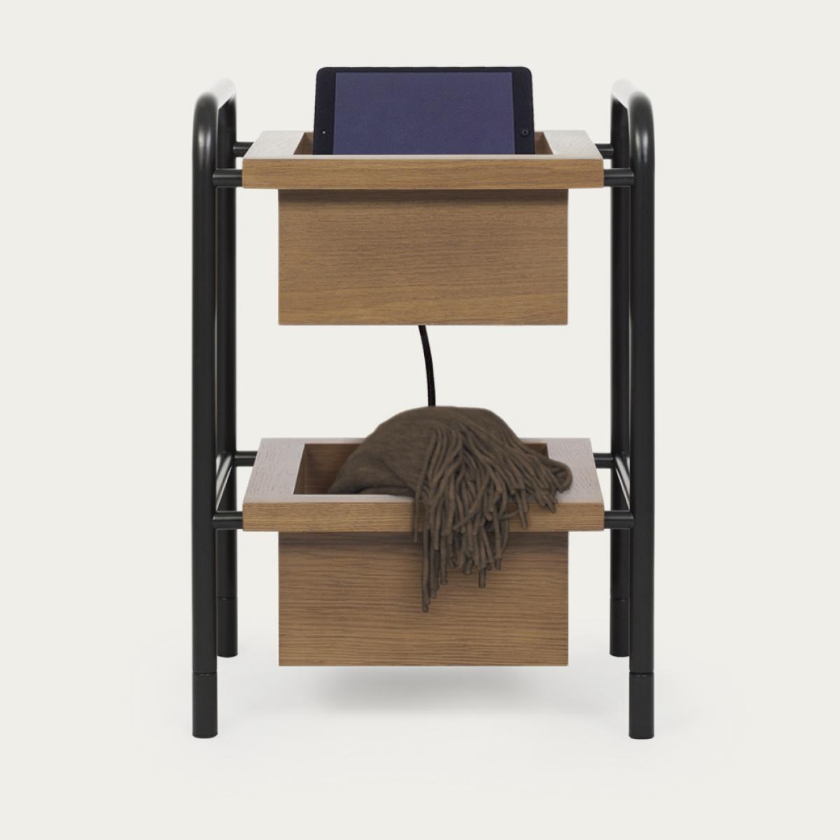 Casper Side Table W/ Charging Box – image 1