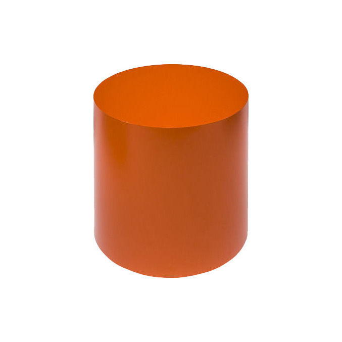 Orange Hide Side Table – image 2
