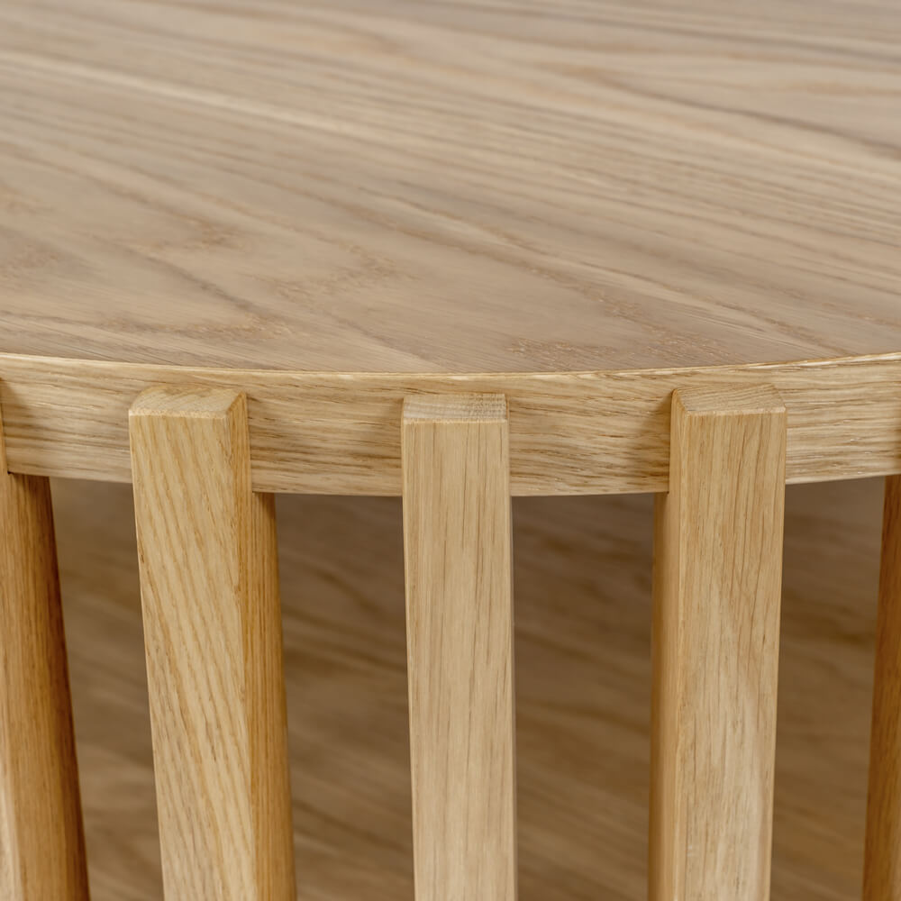 Oak Drum Side Table – image 6