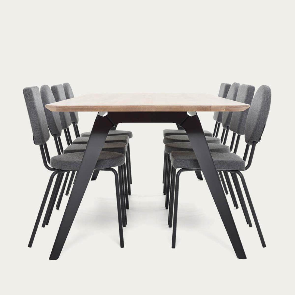 Black/Natural Fold Table – image 4