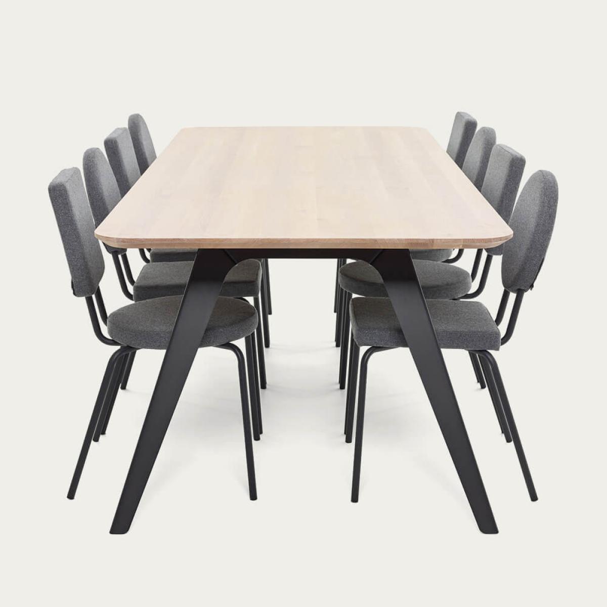 Black/Natural Fold Table – image 7