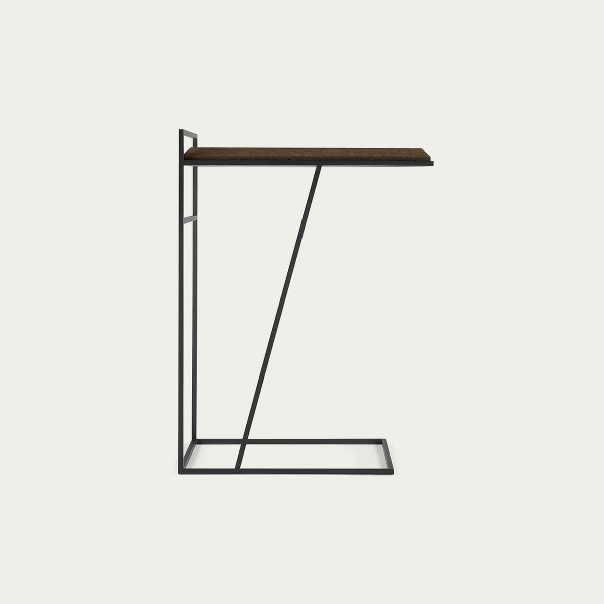 Dark Cork And Black Legs Grão #3 Side Table – image 2