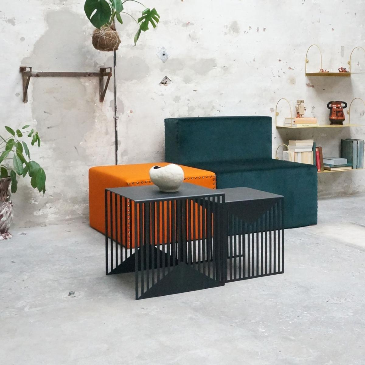 Black Large Zick Zack Table – image 2
