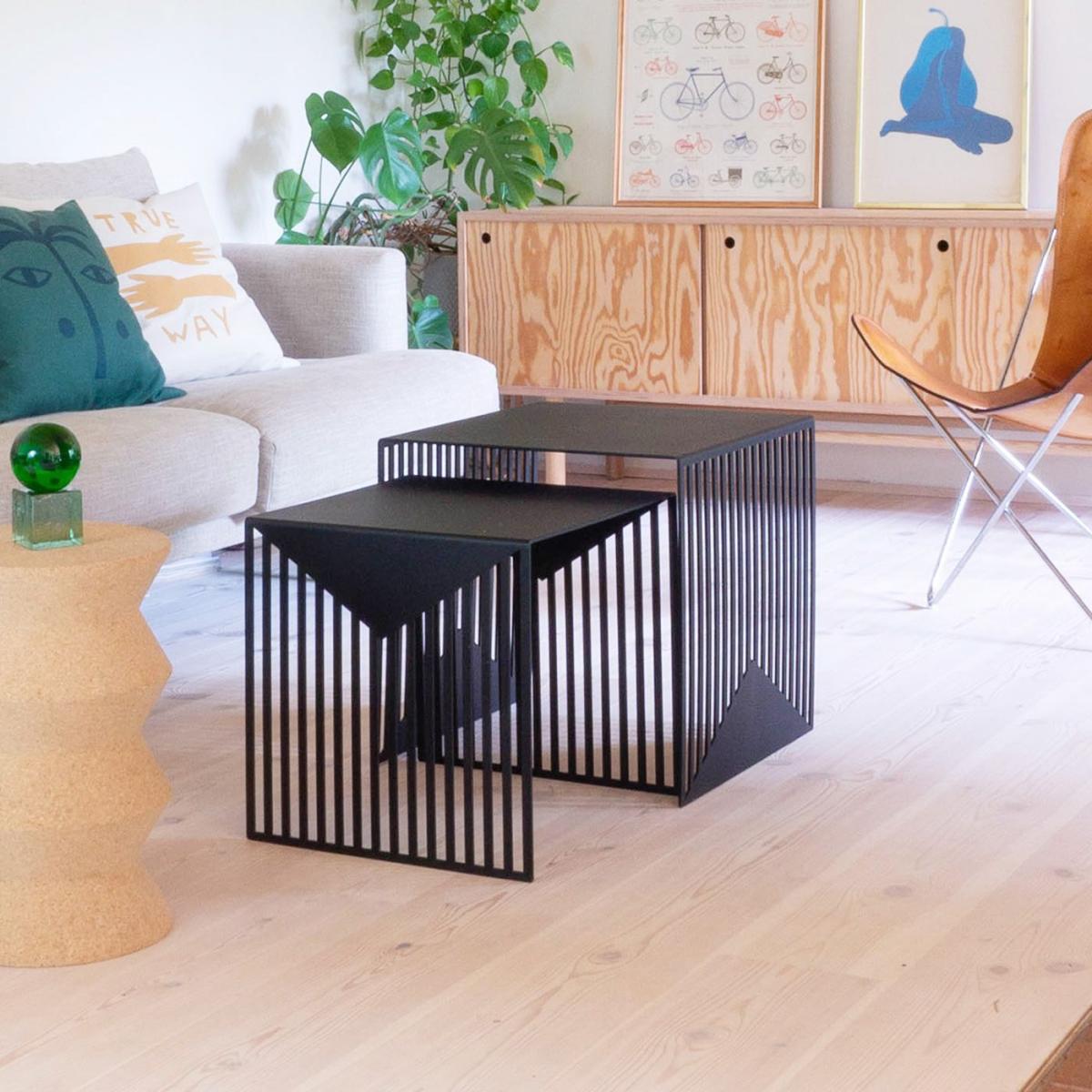 Black Large Zick Zack Table – image 3