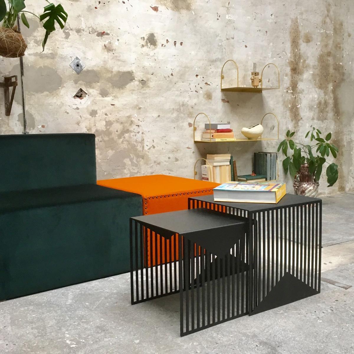 Black Large Zick Zack Table – image 5