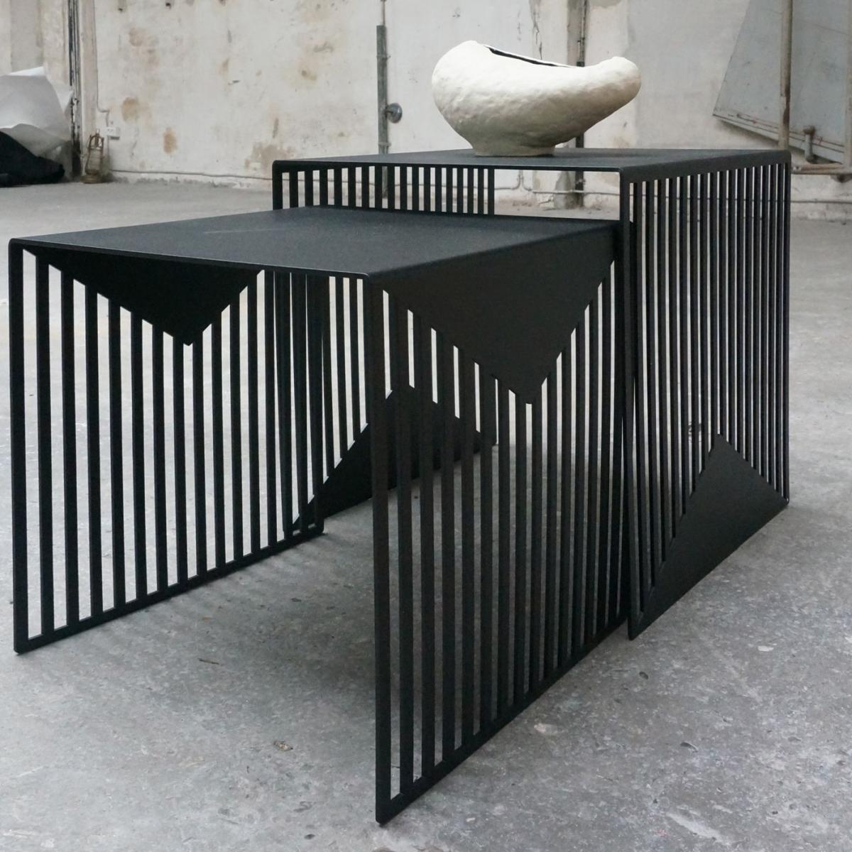 Black Large Zick Zack Table – image 6