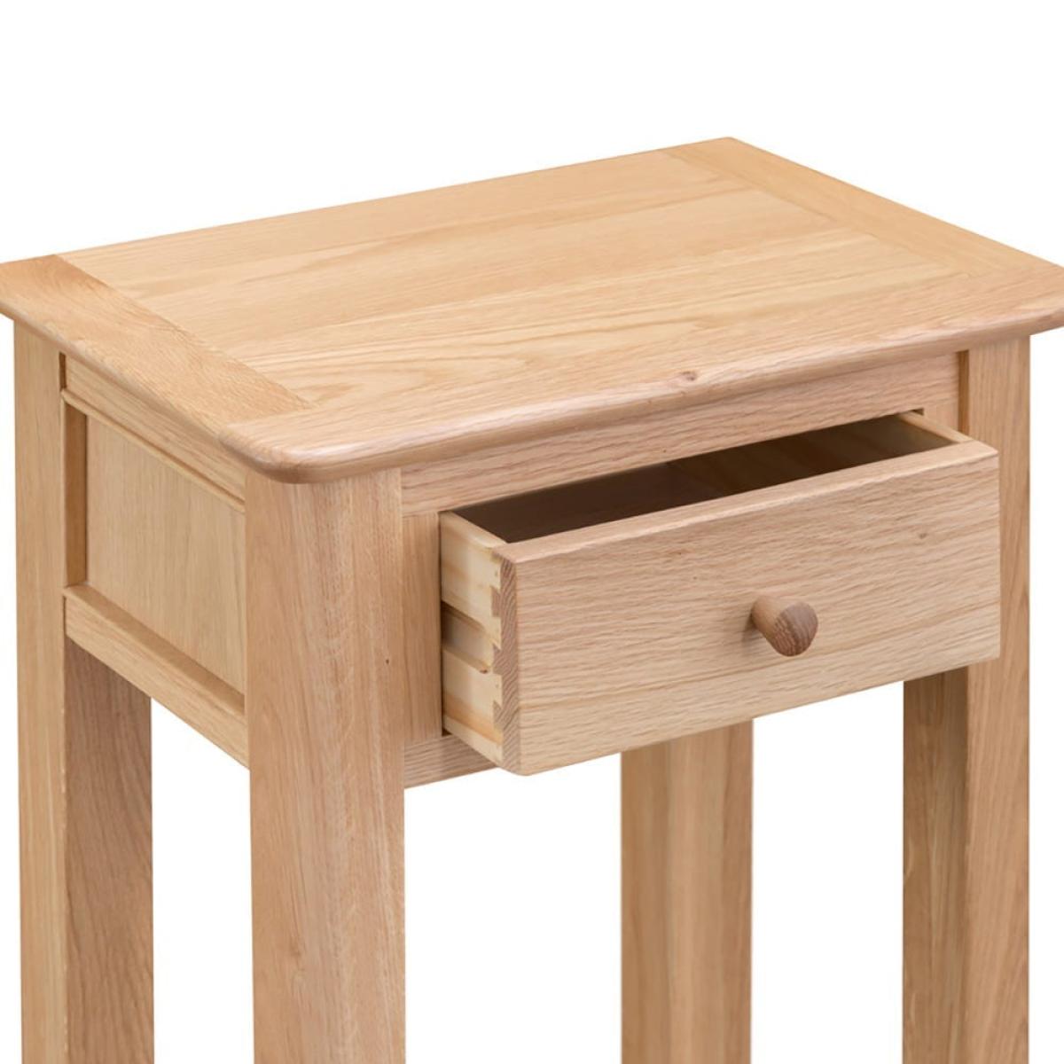 Bergen Oak Telephone Table – image 5