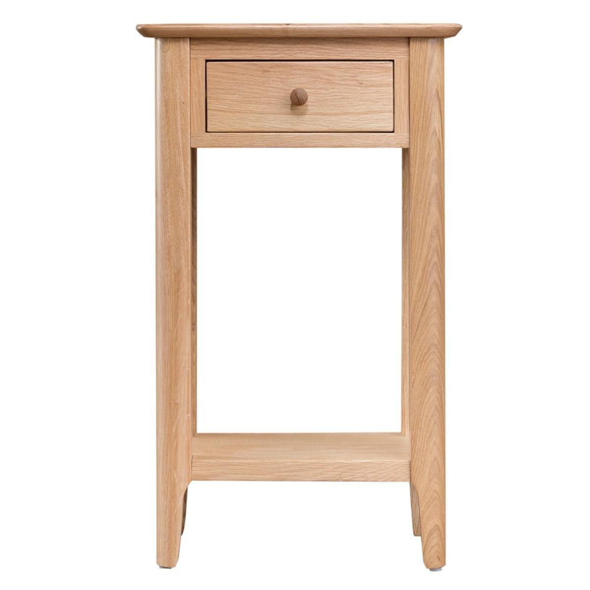 Bergen Oak Telephone Table – image 8
