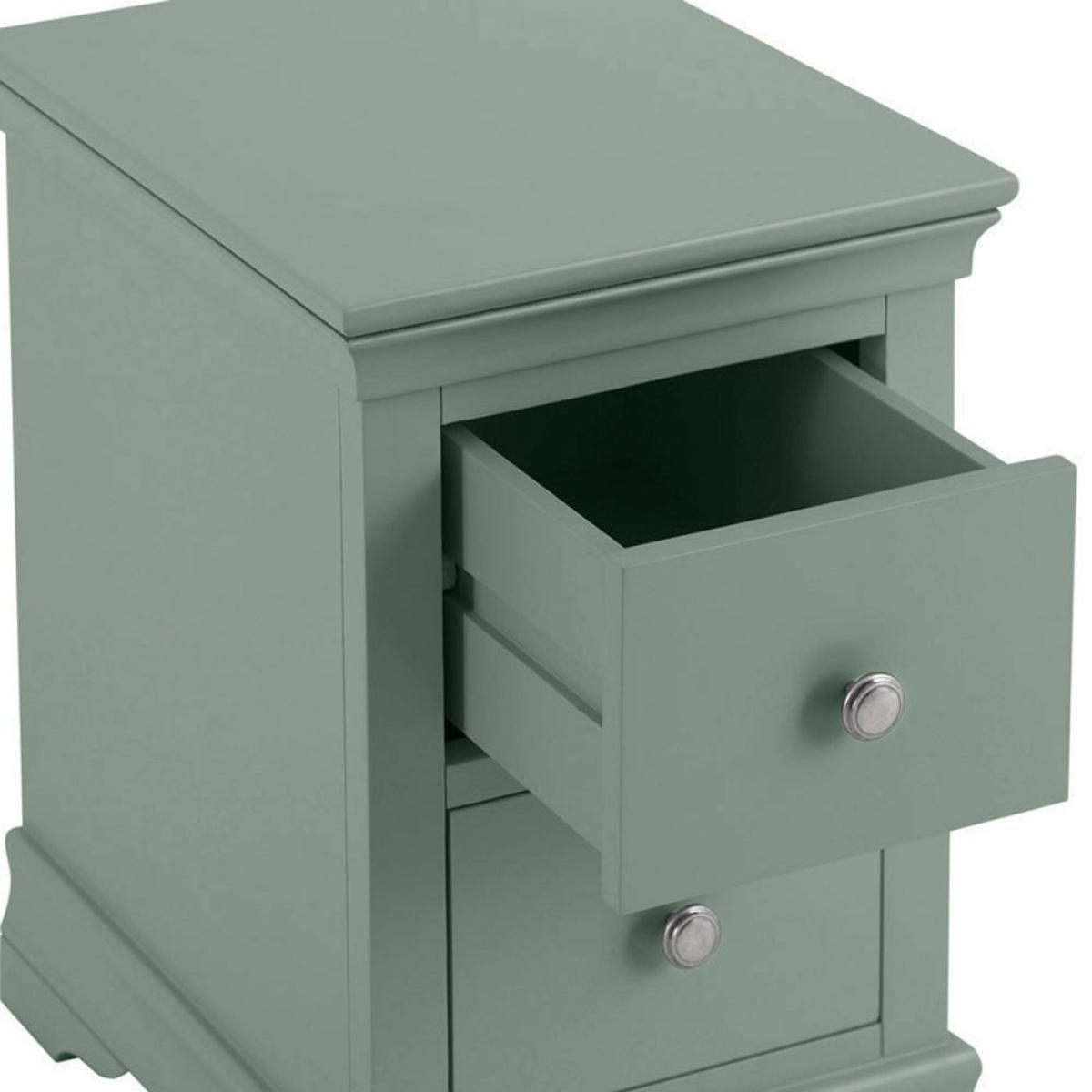 Florence Sage Green Painted Bedside Table – image 3
