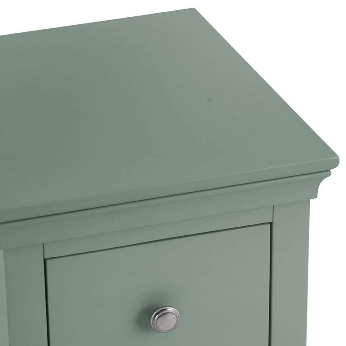 Florence Sage Green Painted Bedside Table – image 4