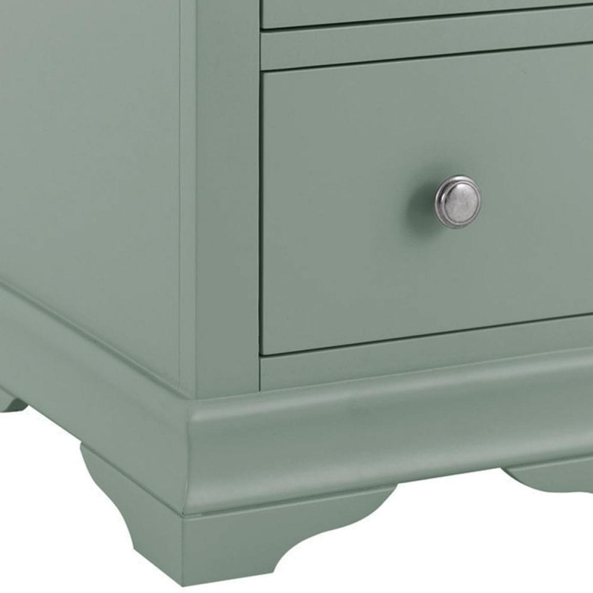 Florence Sage Green Painted Bedside Table – image 6