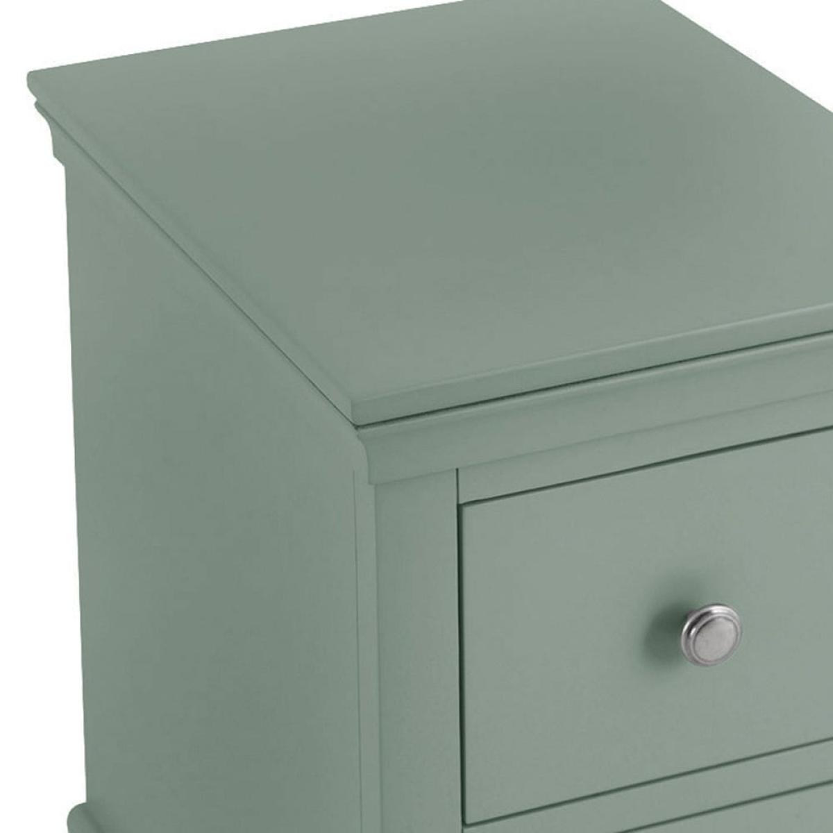 Florence Sage Green Painted Bedside Table – image 7