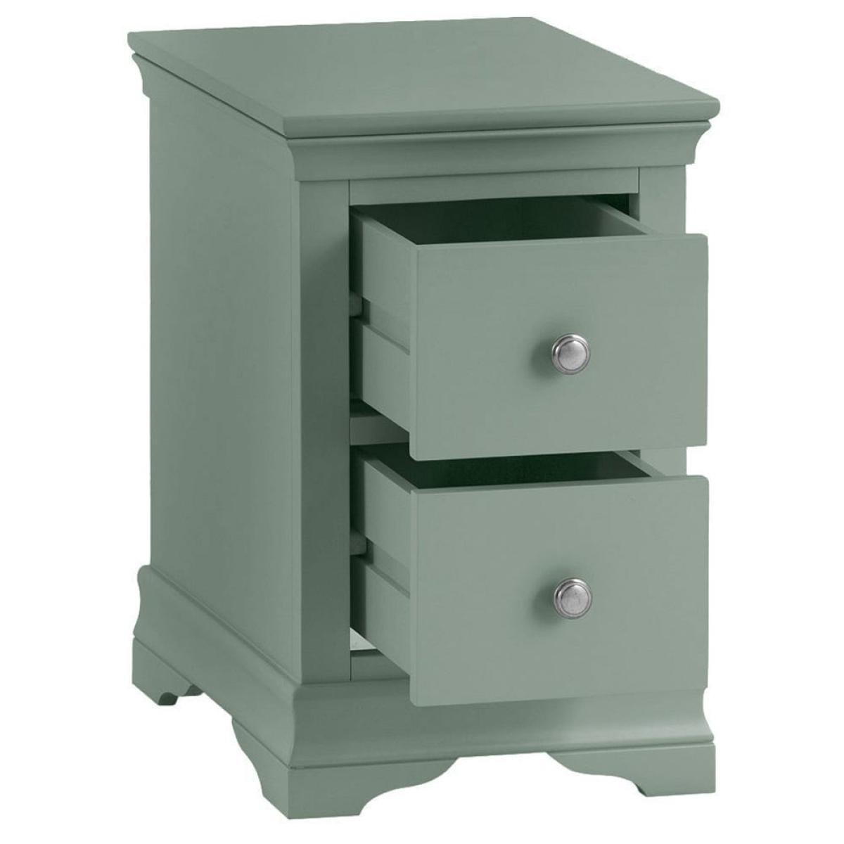 Florence Sage Green Painted Bedside Table – image 8