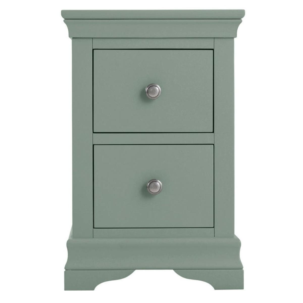 Florence Sage Green Painted Bedside Table – image 9