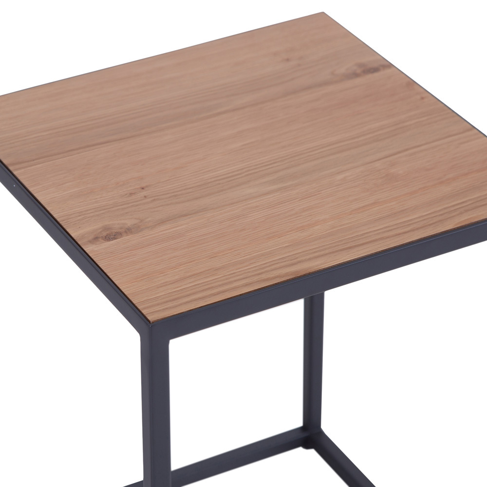 Urban Industrial Oak Side Table – image 4