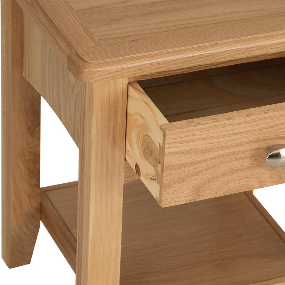Gloucester Oak Lamp Table – image 3