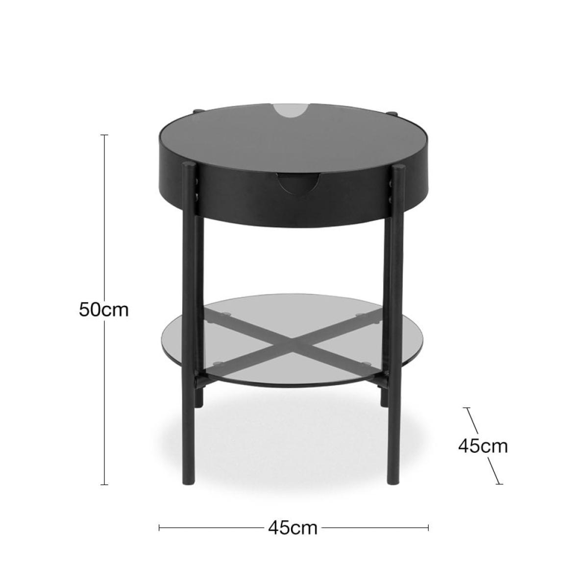 £10 Off Tipton Round Side Table, Black – image 5