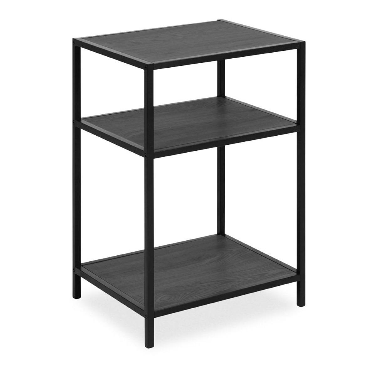 £10  Off  Seaford Square Side Table, Black Ash Effect – image 3
