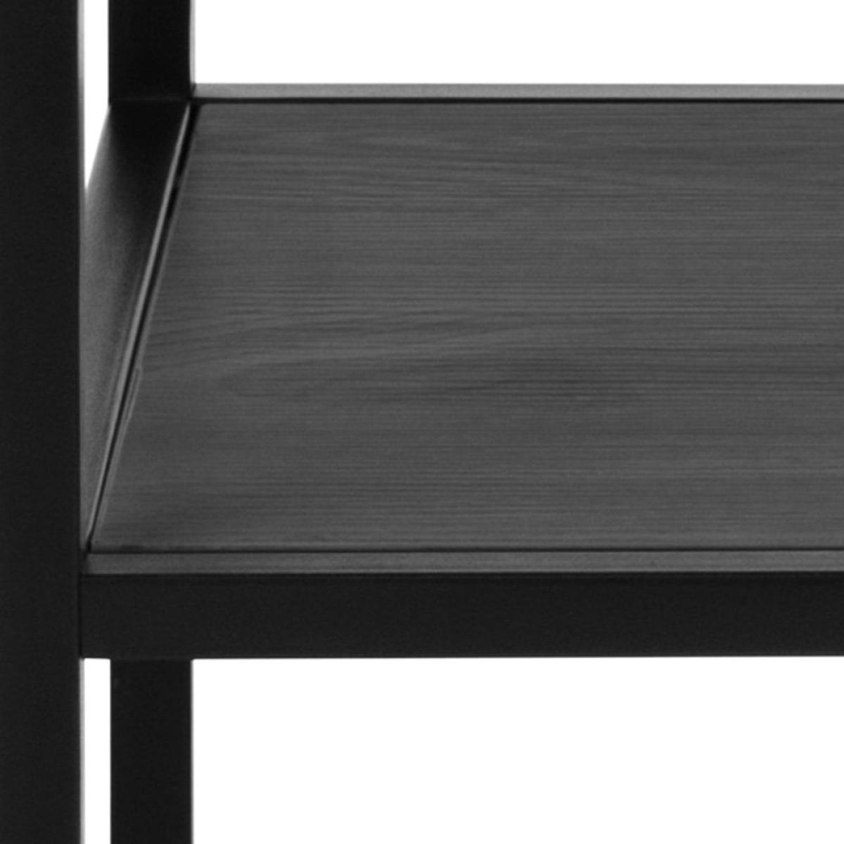 £10  Off  Seaford Square Side Table, Black Ash Effect – image 4