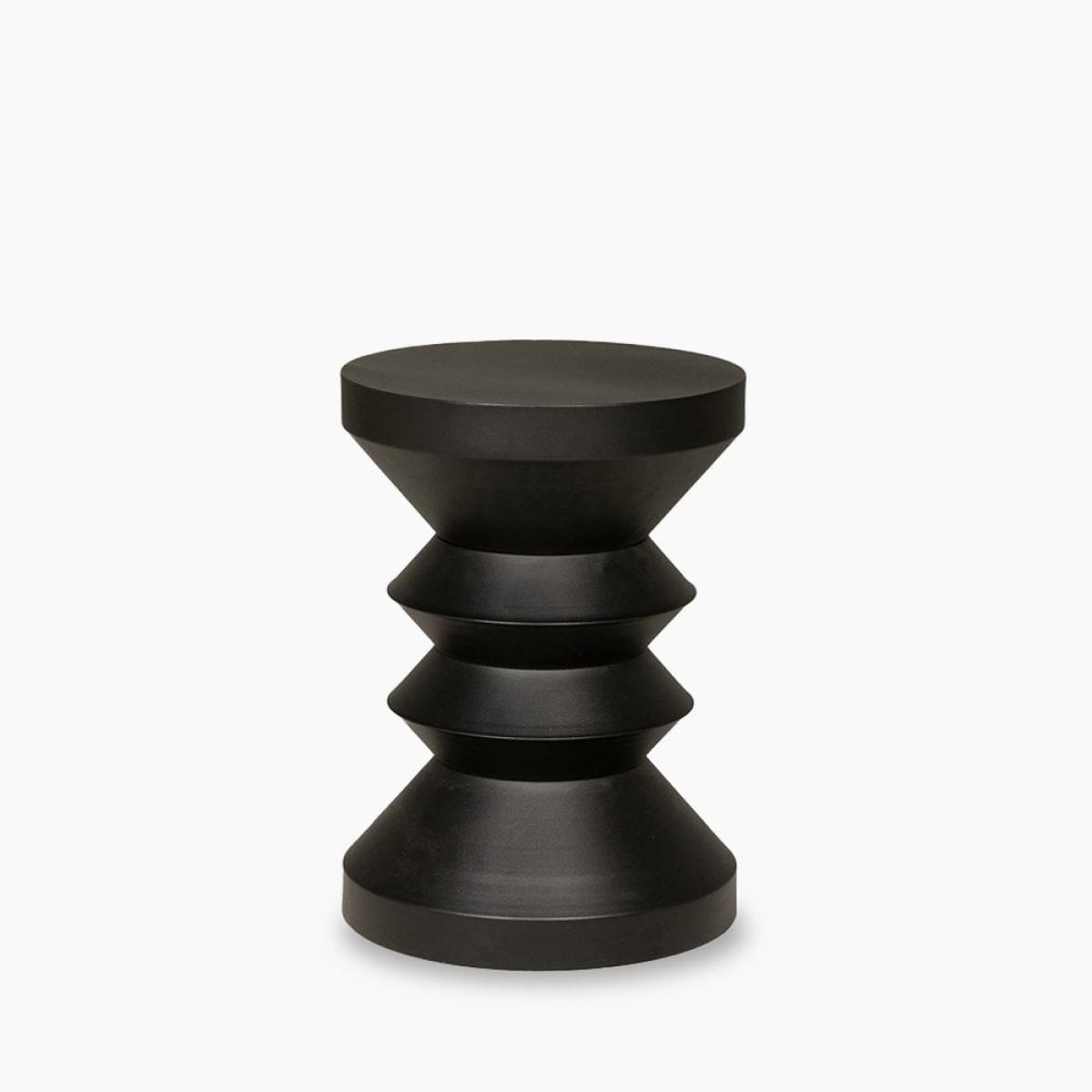 Blaise Round Side Table, Black – image 2