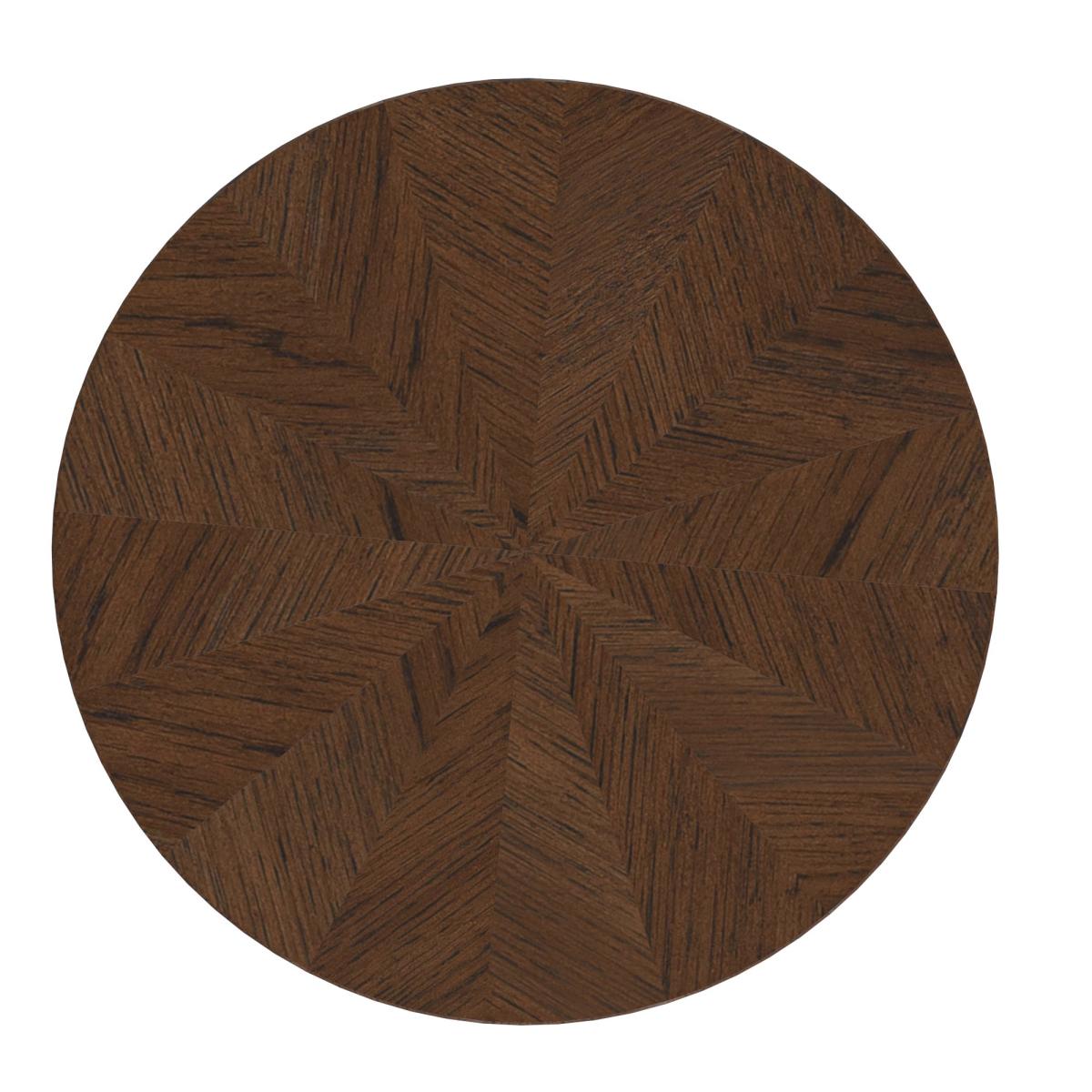 Gambit Round Side Table Dark Oak – image 3